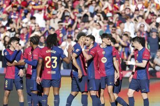 Le Barça a maîtrisé son sujet face à Gérone KEYSTONE/AP/Joan Monfort